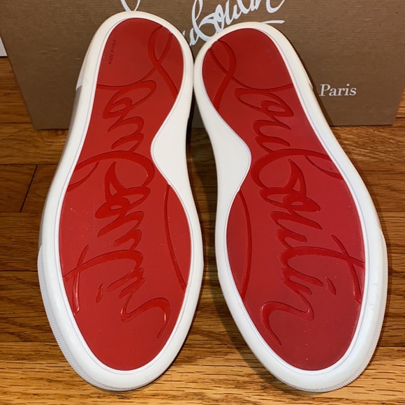 SOLD Christian Louboutin Vieirissima Leopard Printed Leather Sneakers - Picture 13 of 14